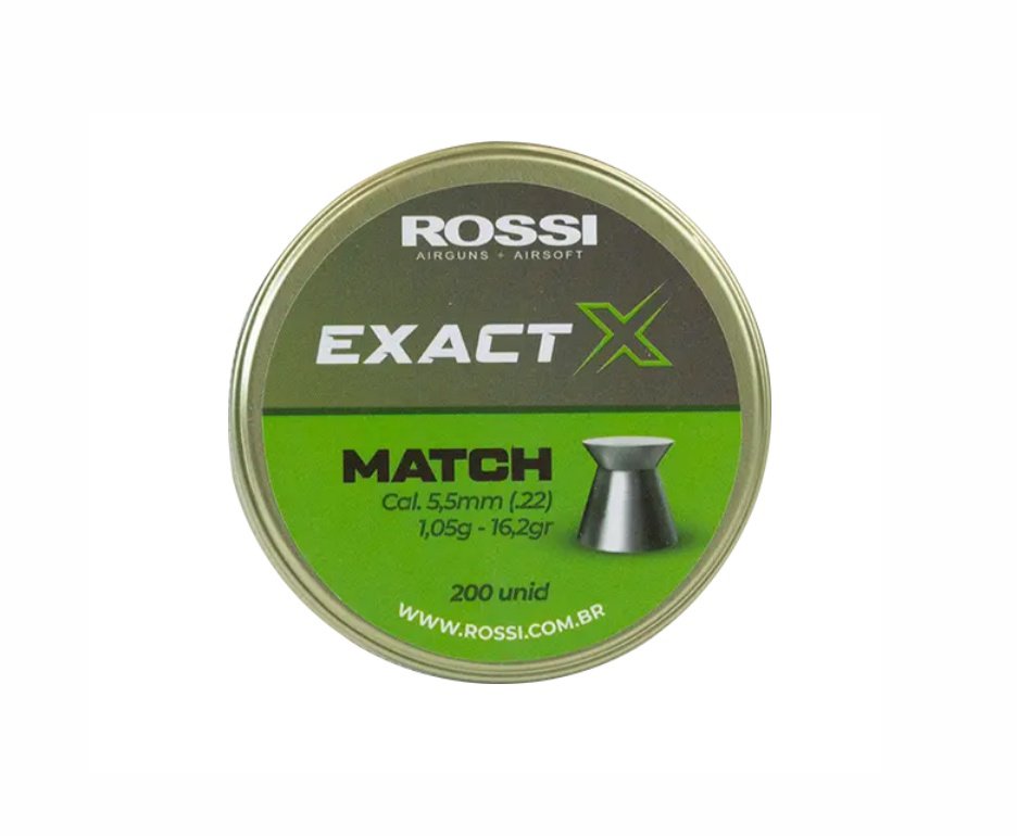 Chumbinho Rossi Exact X Match 5,5mm (200un)
