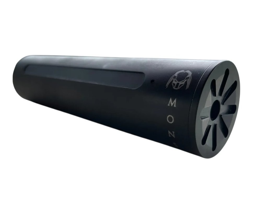 Supressor carabina pressão Cerakote Monster 31mm Rosca 1/2 UNF 20 Fios - Cal 4.5, 5.5, 6, 6.35mm