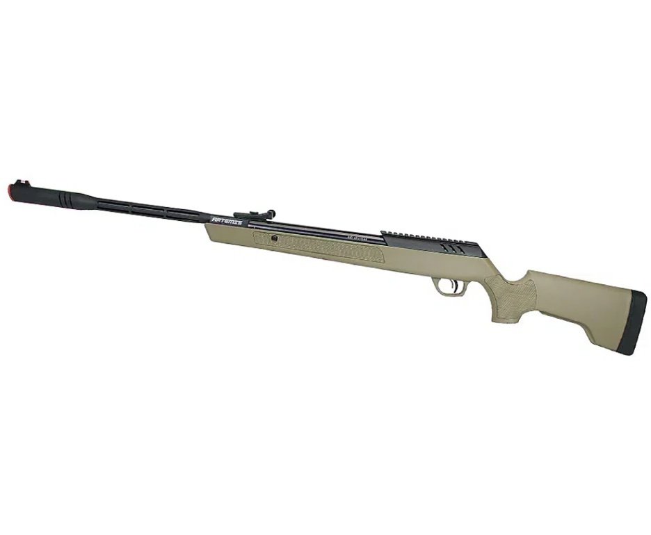 Carabina de Pressão Artemis Dark Eagle Nitro Piston GR 80kg Tan 5.5mm - FXR + Red Dot 1x30