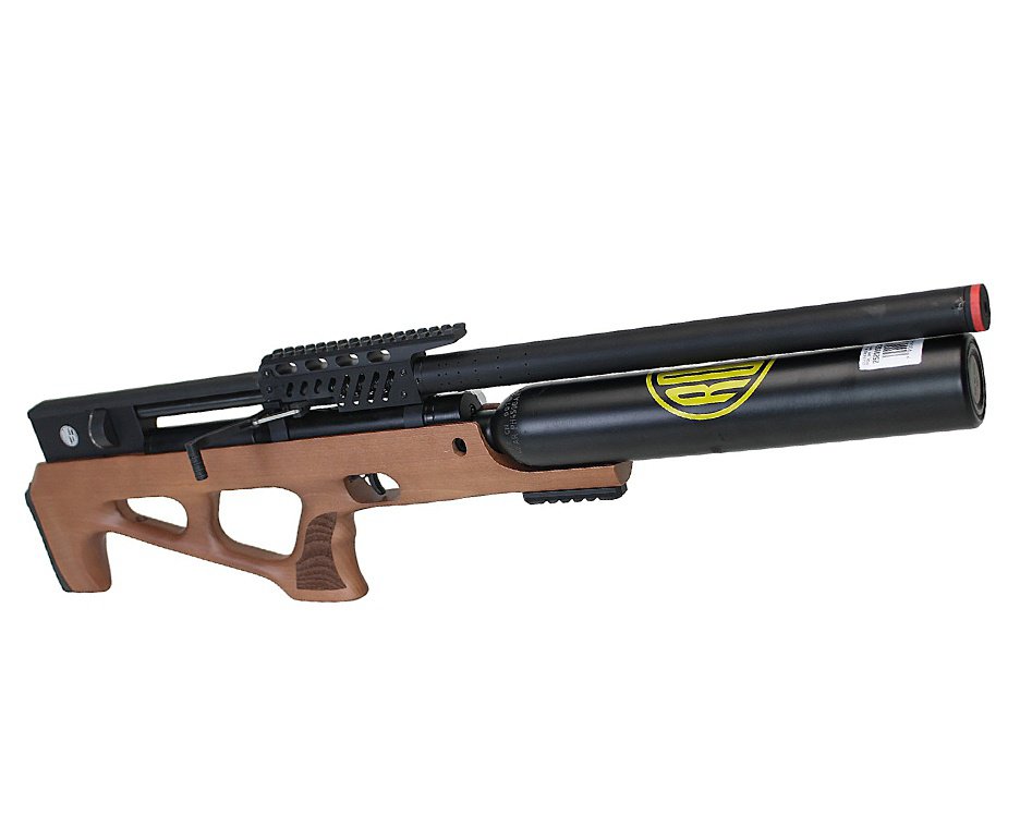 Carabina de Pressão Rossi PCP R35 VR Plus Bullpup Madeira 6,35mm + Cilindro 500cc + Bomba + Capa + Luneta 3-9x40