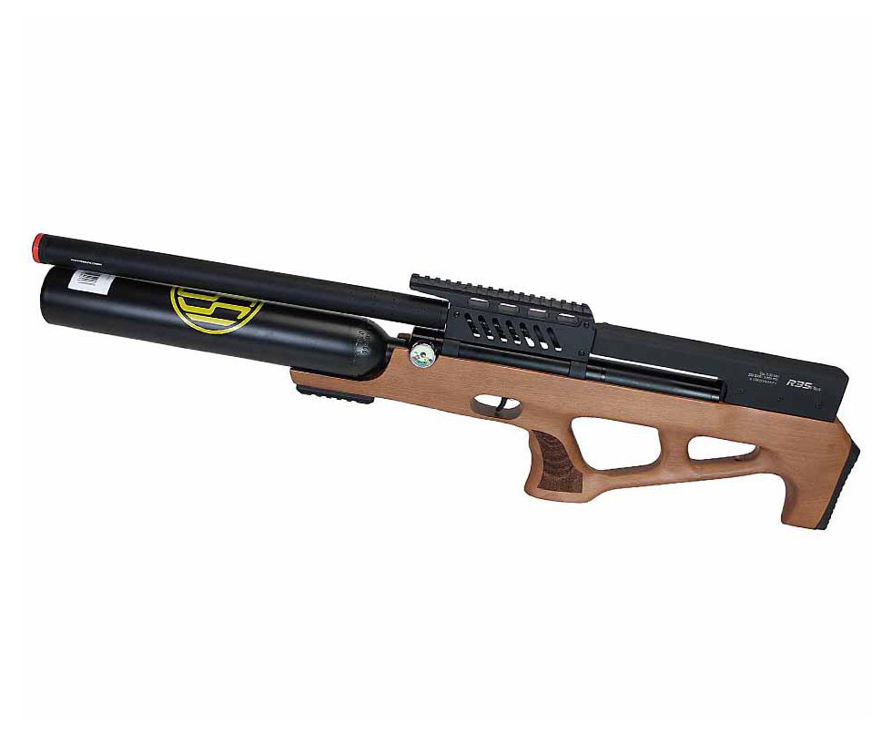 Carabina de Pressão Rossi PCP R35 VR Plus Bullpup Madeira 5,5mm + Cilindro 500cc