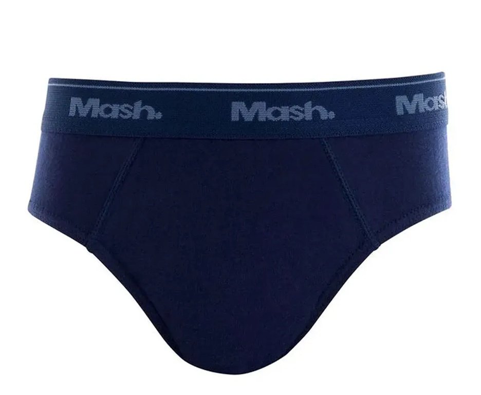 Kit 6 Cueca Slip Alg Elast Mash 0.75.04N AZ08/AZ08/AZ08/AZ11/AZ11/AZ11 P