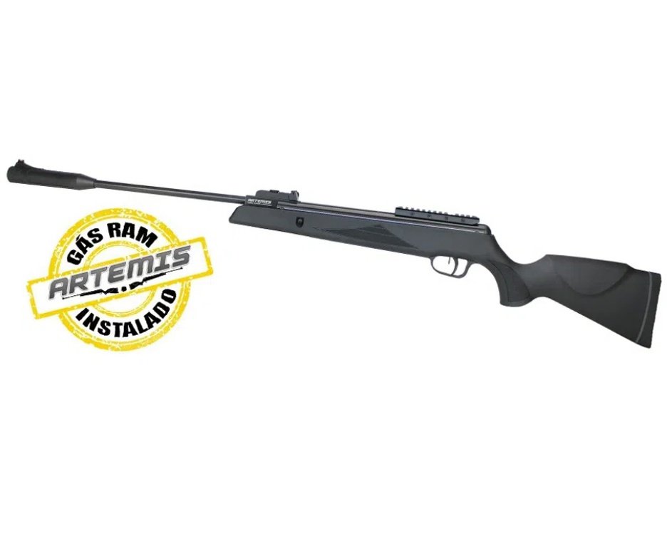 Carabina De Pressão Black Hawk Gas Ram 70kg 5.5mm Artemis + Kit 10 Cuecas Smash original TAM G