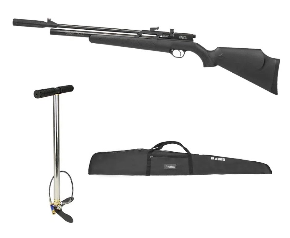 Carabina de Pressão Rossi PCP Dione VR Polímero 5,5mm + Bomba + Capa