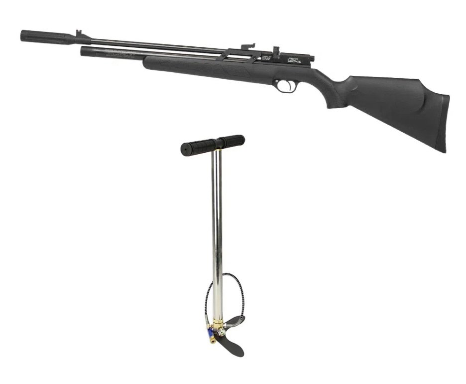 Carabina de Pressão Rossi PCP Dione VR Polímero 5,5mm + Bomba