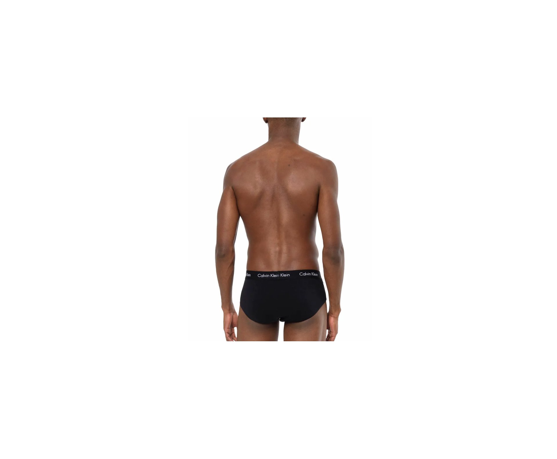Kit 2 Cueca Calvin Klein Brief Cotton CK C13.01 - Preta