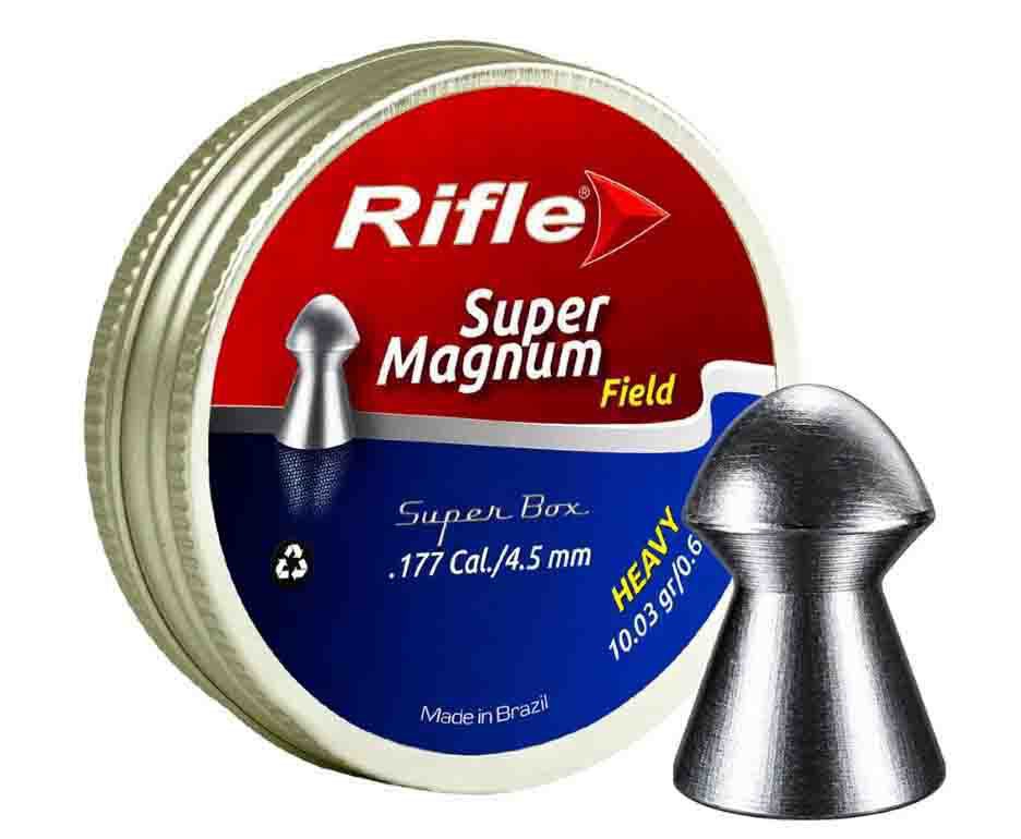 Chumbinho Rifle Super Magnum Field 4,5mm - 250 Un
