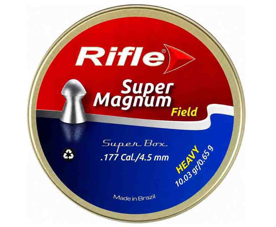 Chumbinho Rifle Super Magnum Field 4,5mm - 250 Un