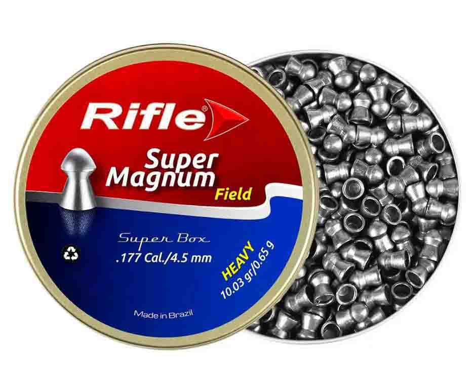 Chumbinho Rifle Super Magnum Field 4,5mm - 250 Un