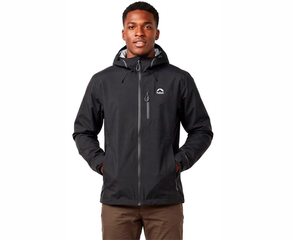 Jaqueta Kailash Anorak Impermeável Andes Masculina Preta
