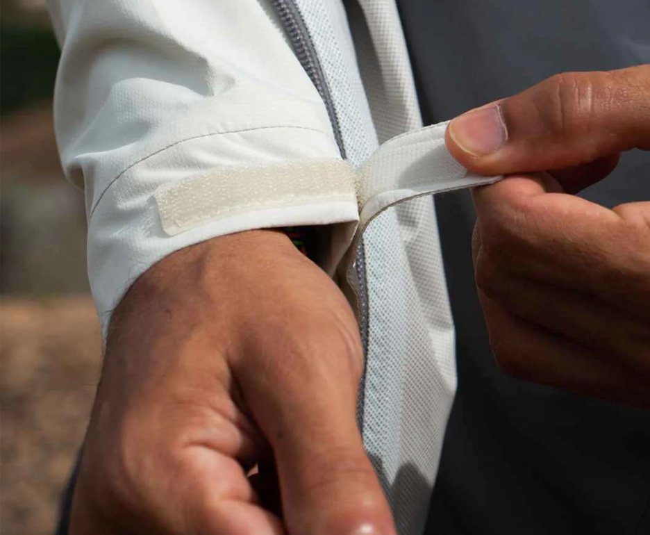 Jaqueta Kailash Anorak Andes Impermeável Masculina - Chumbo/Off White