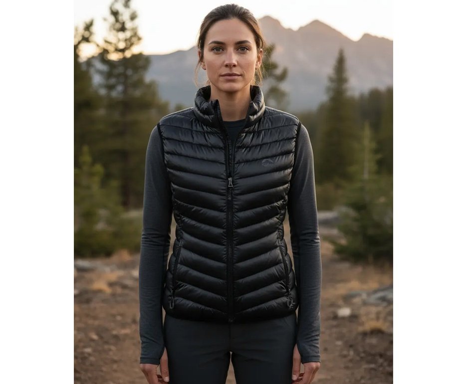Colete Kailash Puffer Patagonia Sintetica Feminino - Preto
