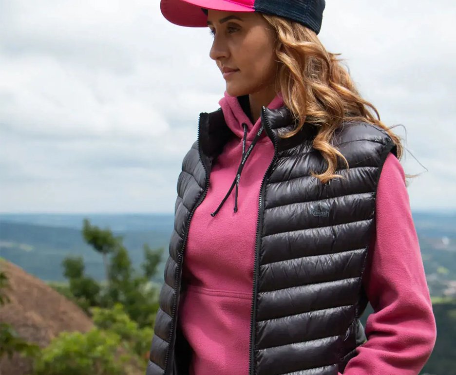 Colete Kailash Puffer Patagonia Sintetica Feminino - Preto