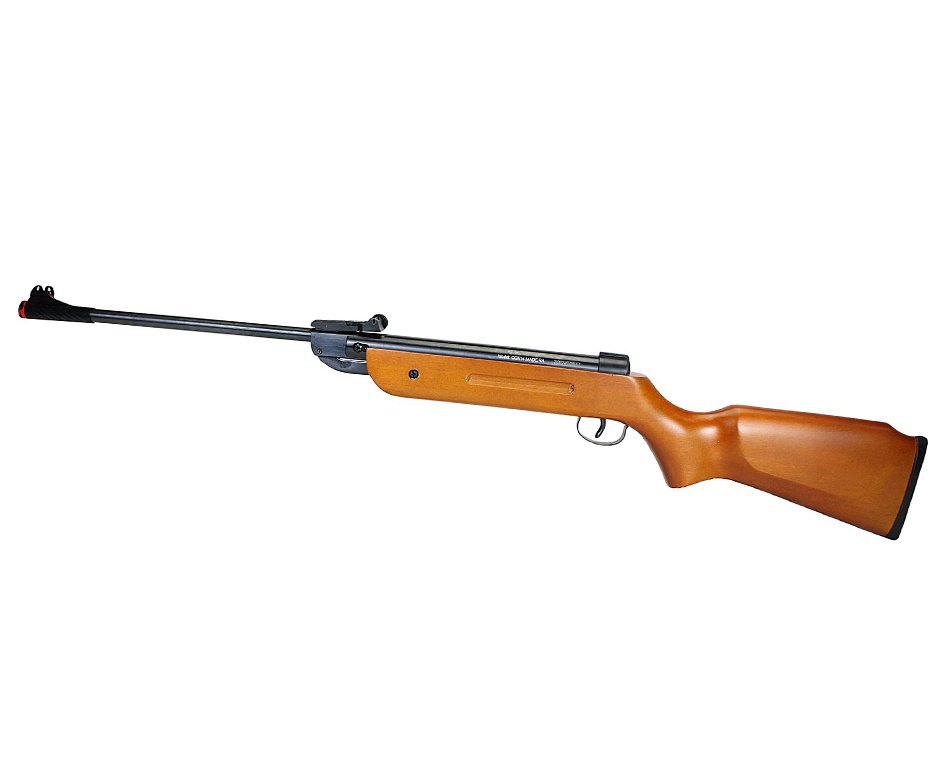 Carabina De Pressão QGK 14 Madeira Natural 5,5mm - OUTLET