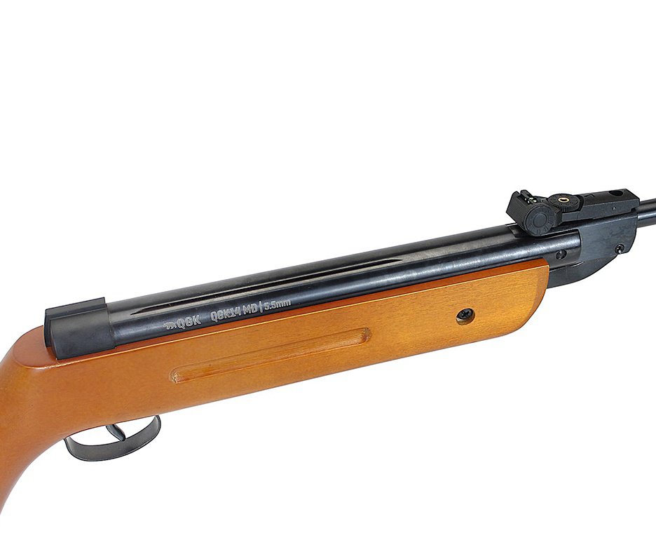Carabina De Pressão QGK 14 Madeira Natural 5,5mm - OUTLET