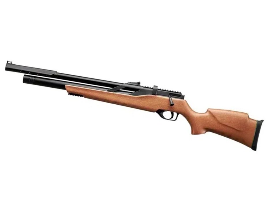 Carabina PCP Rossi T-REX Montecarlo Madeira Big Bore 6,35mm + Case FXR