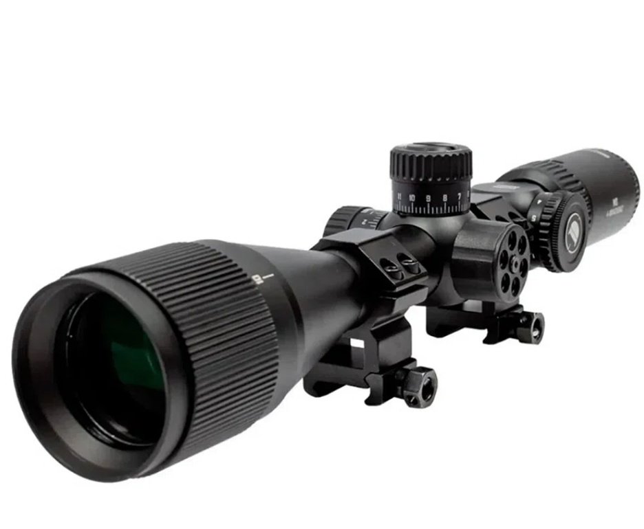 Carabina de Pressão PCP Hatsan Nova Star Premium Precision 6,35mm + Case + Compressor + Luneta 6-24x42 AOAC