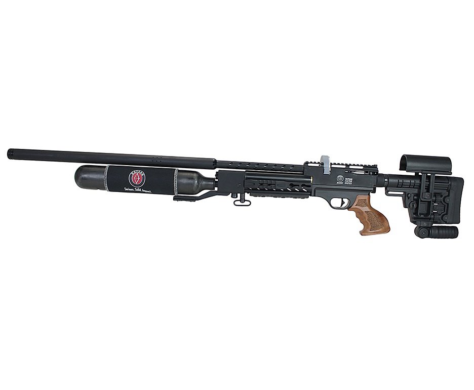 Carabina de Pressão PCP Hatsan Factor Sniper L 6,35mm + Compressor de ar para PCP Compacto portátil 300BAR 110V/220V/12V SMART PTT KMD