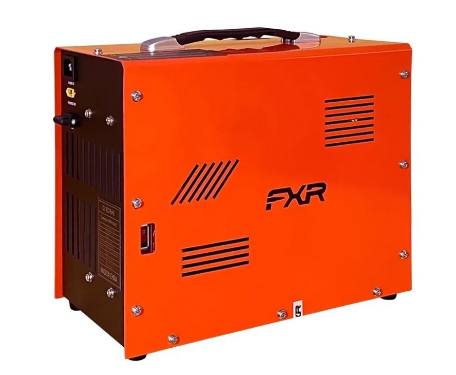 Carabina de Pressão PCP Hatsan Factor FT 5.5mm + Compressor ar para PCP Portátil Trivolt Auto Stop 2 Coolers 300Bar - FXR