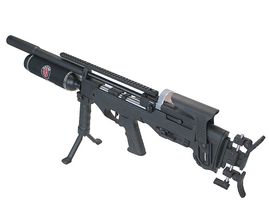 Carabina de Pressão PCP Hatsan Factor FT 5.5mm + Compressor de ar para PCP Compacto portátil 300BAR 110V/220V/12V SMART PTT KMD