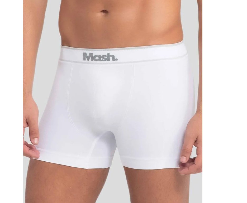 Kit Com 6 Cuecas Boxer Mash Microfibra Sem Costura Ref. 711.18