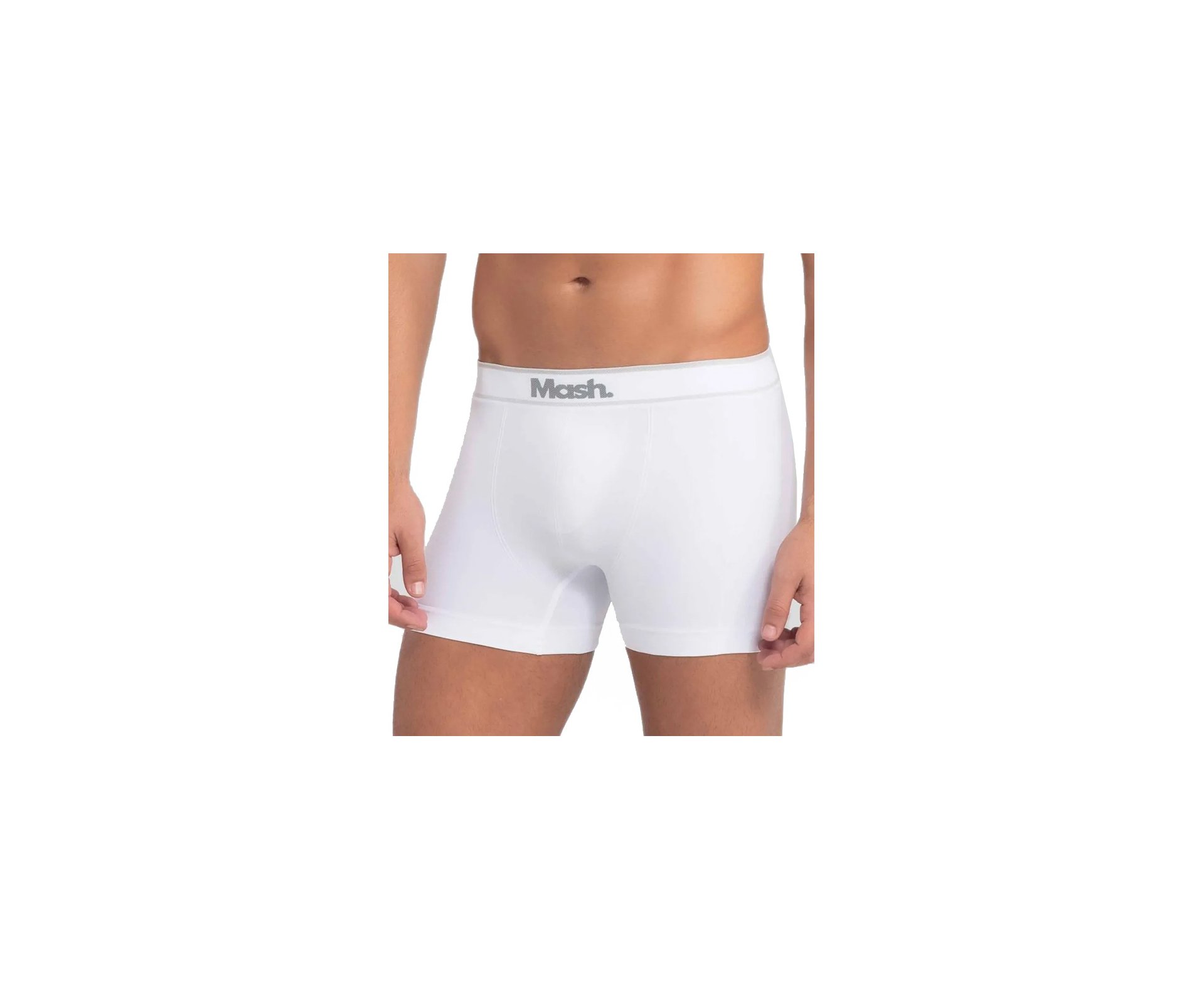 Kit Com 6 Cuecas Boxer Mash Microfibra Sem Costura Ref. 711.18