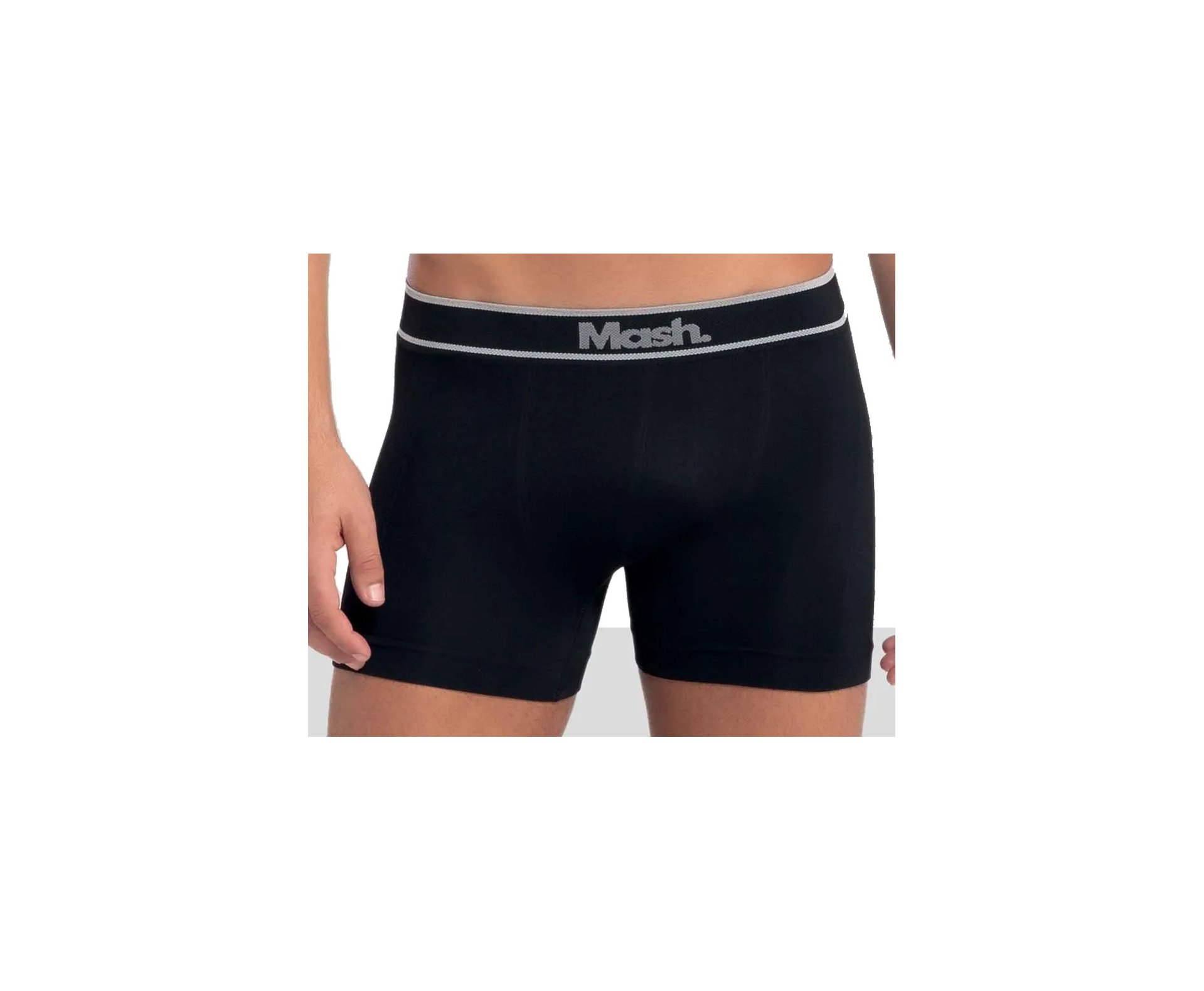 Kit Com 6 Cuecas Boxer Mash Microfibra Sem Costura Ref. 711.18