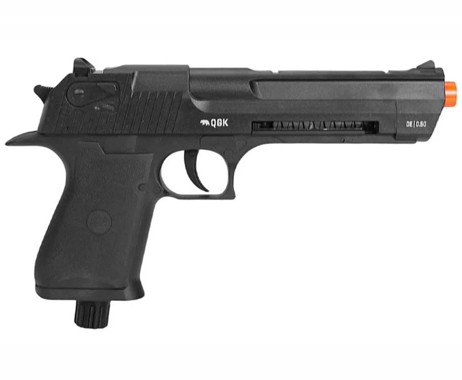 Pistola de Pressão CO2 Desert Eagle .50 Home Defense HDP LDL 20 J - QGK + Co2 + Munição