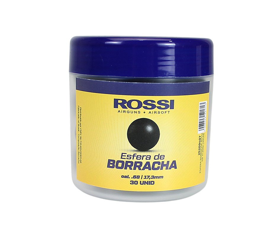 Esfera de Borracha Rossi .68 pct c/ 30 un