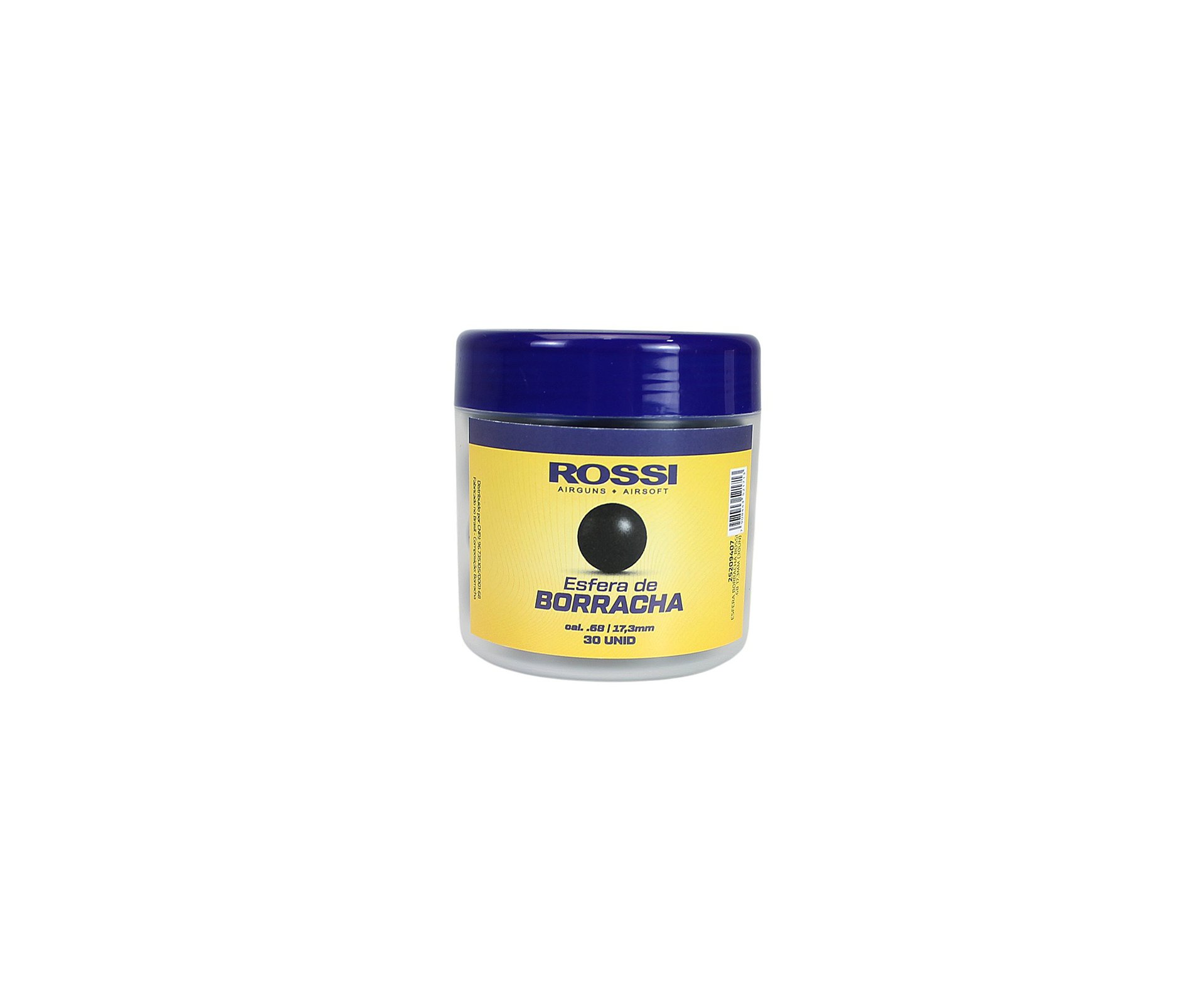Esfera de Borracha Rossi .68 pct c/ 30 un