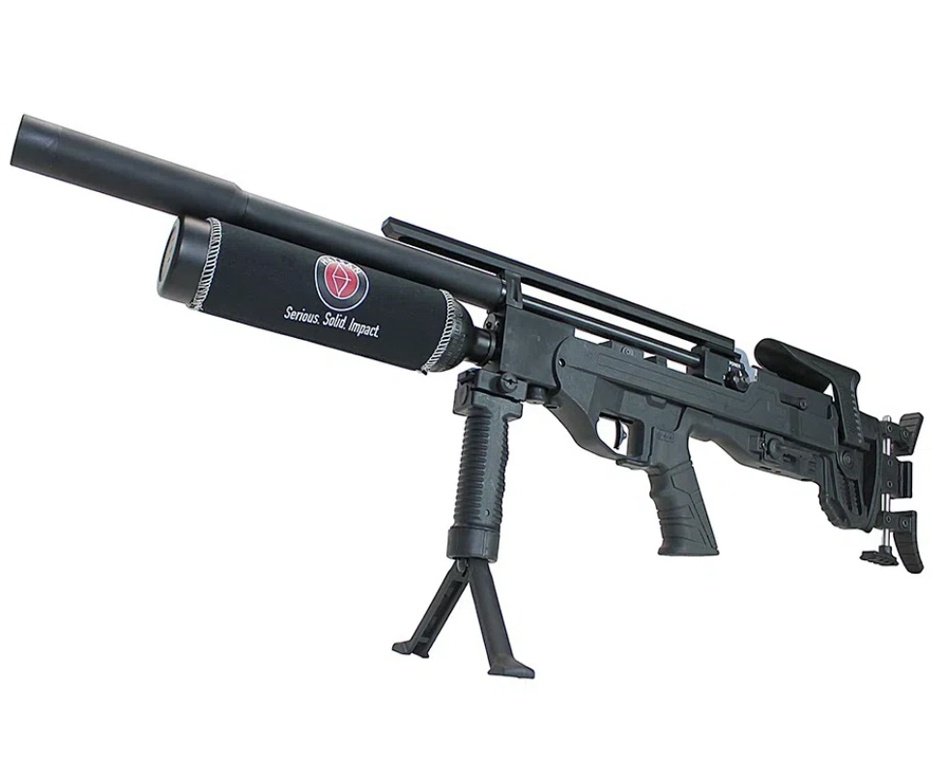 Carabina de Pressão PCP Hatsan Factor FT 5.5mm + Luneta 6-24x42 + Kit Limpeza + Desengripante + Alvos