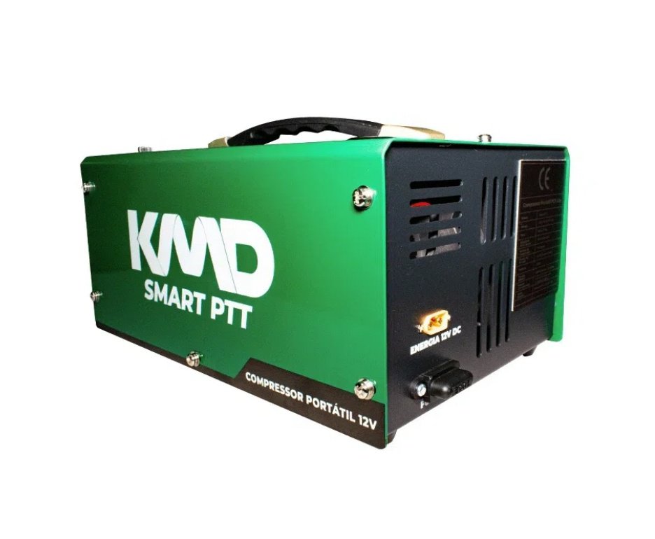 Carabina de Pressão PCP Hatsan Airmax Bullpup Madeira 6,35mm + Compressor PCP Compacto portátil