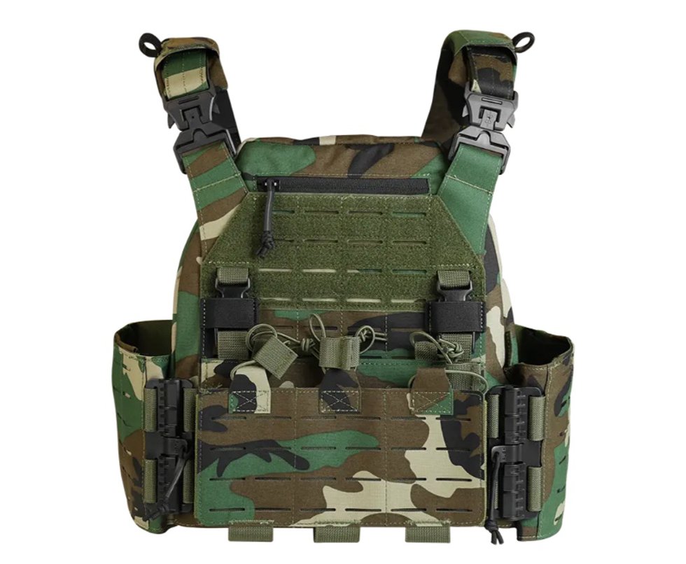 Colete Tatico Rossi Modular PCR Woodland