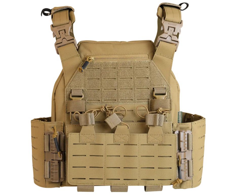 Colete Tatico Rossi Modular PCR Tan