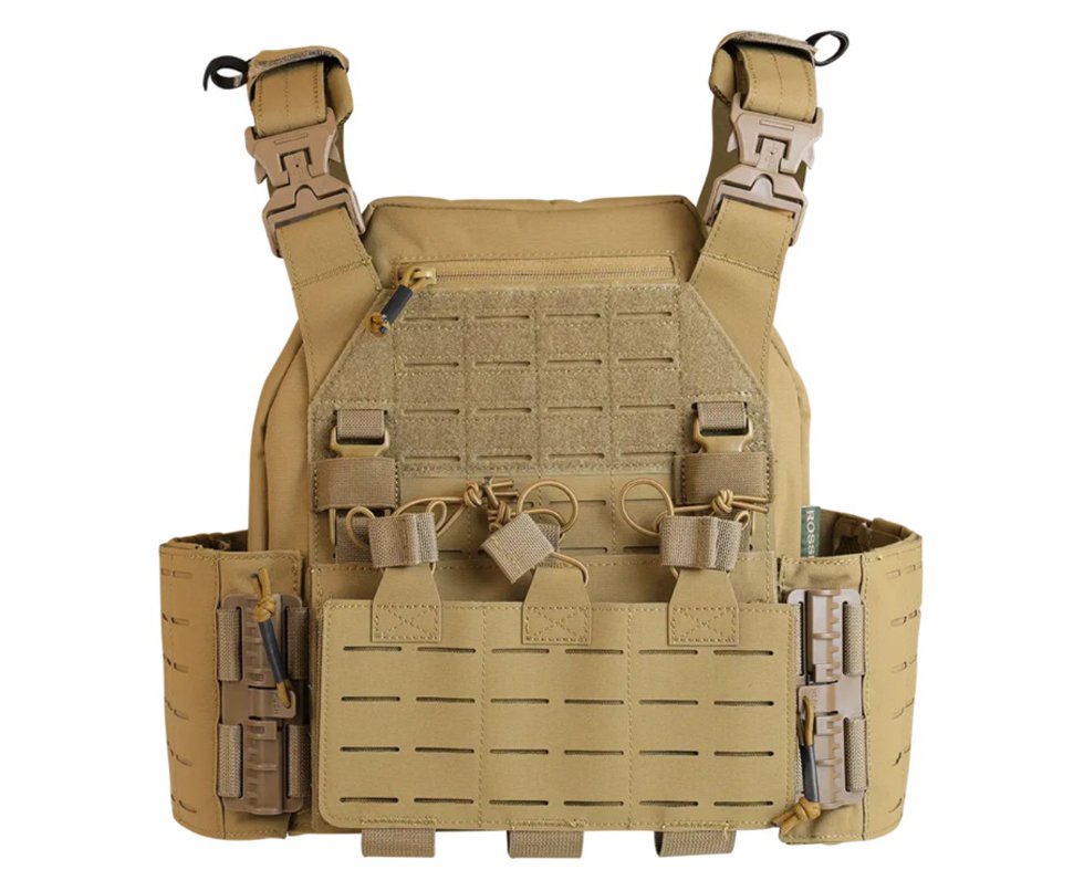 Colete Tatico Rossi Modular PCR Tan