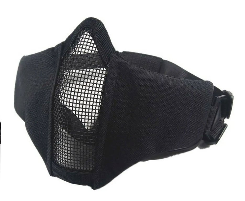 Mascara Telada Rossi Almofadada Airsoft Preta