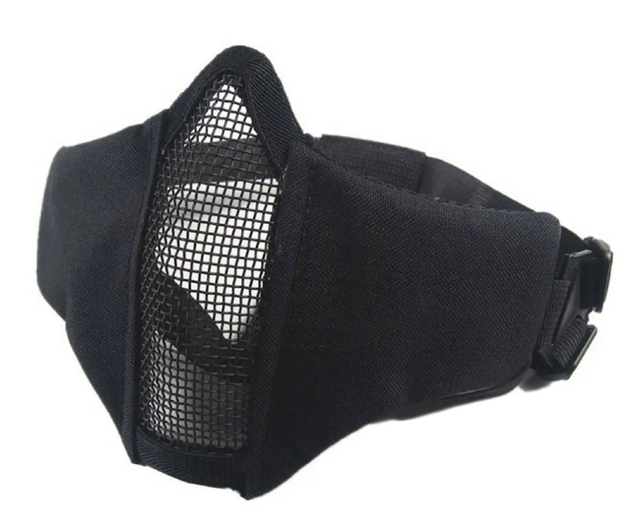 Mascara Telada Rossi Almofadada Airsoft Preta