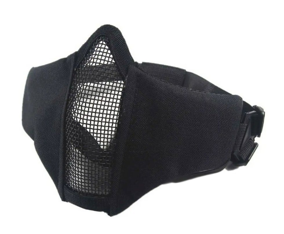 Mascara Telada Rossi Almofadada Airsoft Preta