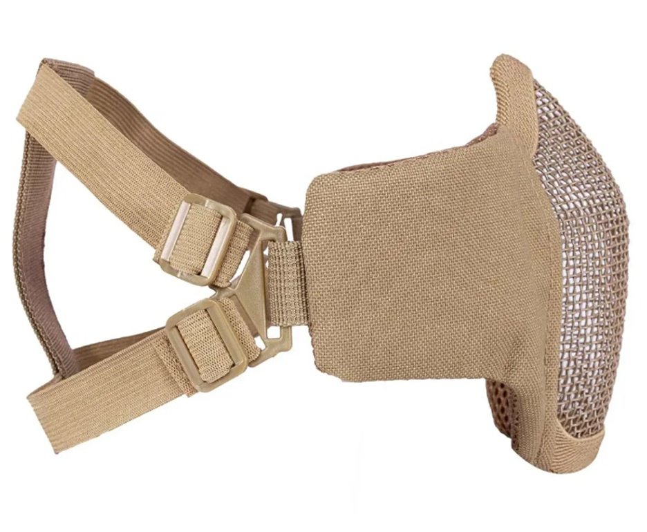 Mascara Telada Rossi Almofadada Airsoft Tan