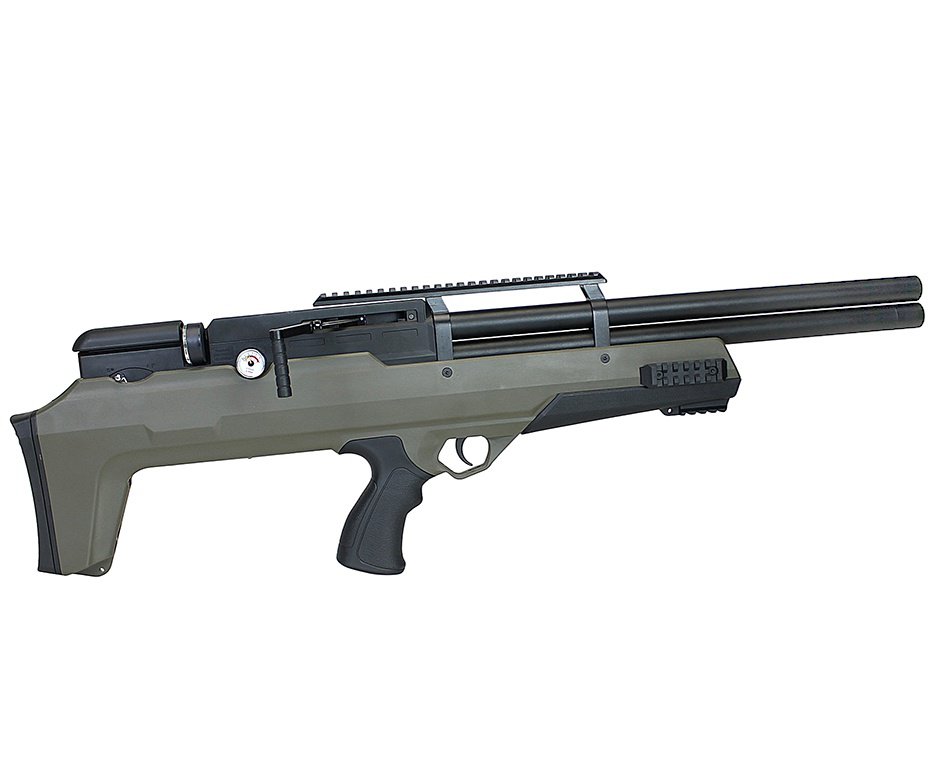 Artefato de Pressão PCP Nova Vista Bullpup Behemoth PS-R2-SF 4,5 mm Verde