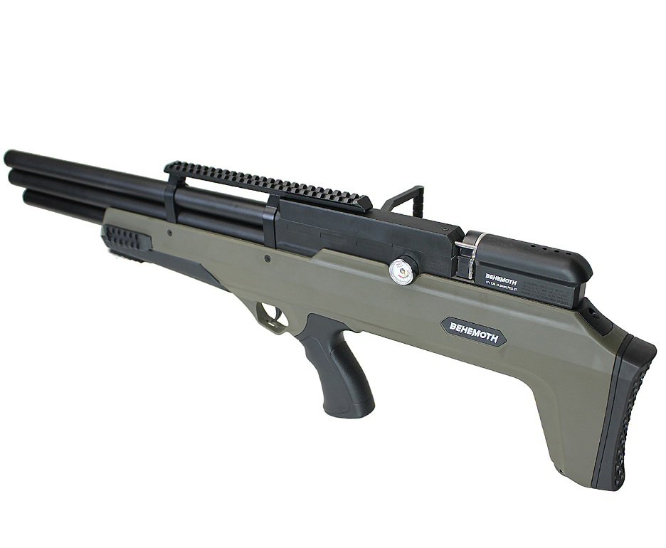Artefato de Pressão PCP Nova Vista Bullpup Behemoth PS-R3-SF 4,5 mm Verde