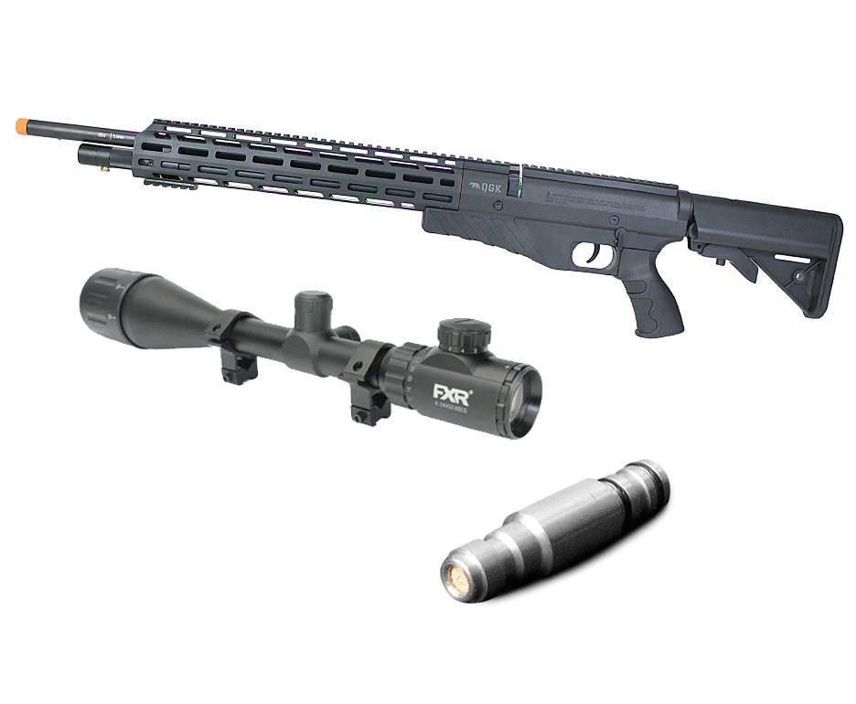Carabina de Pressão QGK PCP G850T Cal. 5,5mm + Luneta 6-24x50