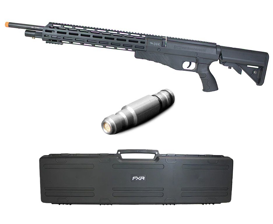 Carabina de Pressão QGK PCP G850T Cal. 5,5mm + Case FXR