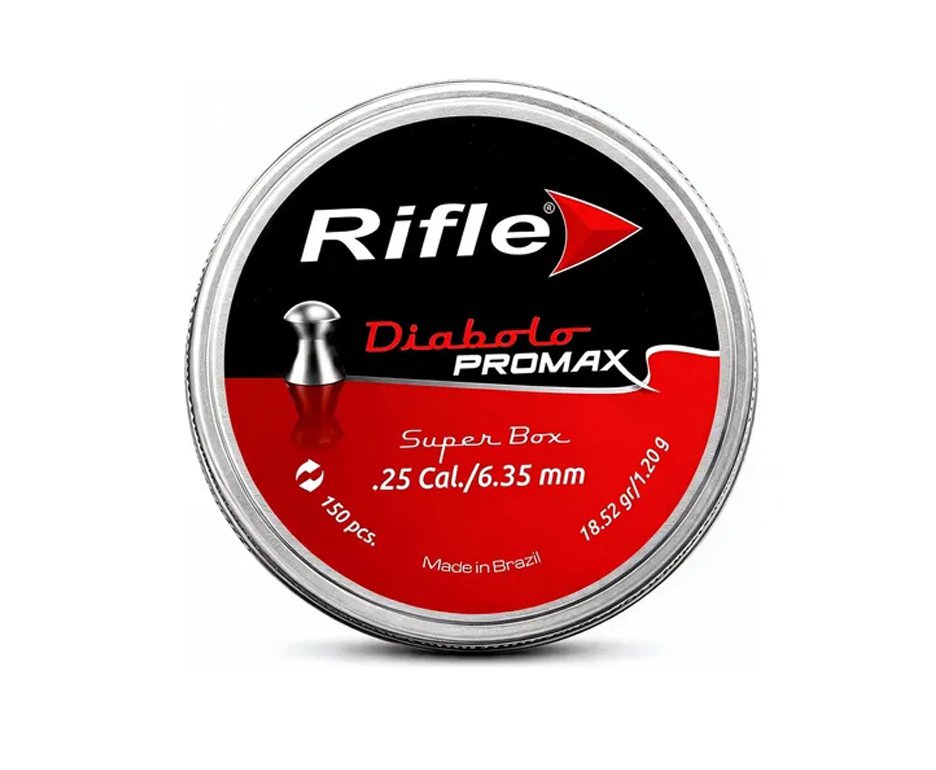 Chumbinho Rifle Promax 6,35mm - 150 un