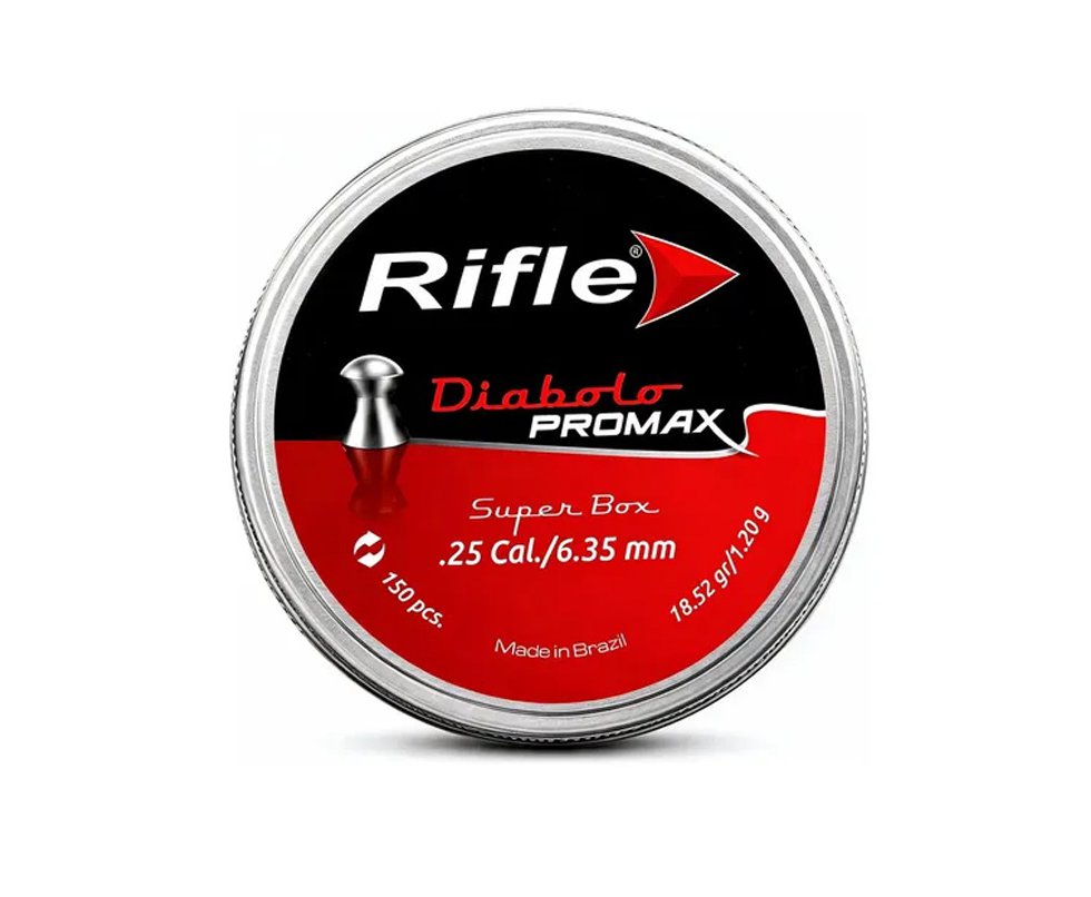 Chumbinho Rifle Promax 6,35mm - 150 un