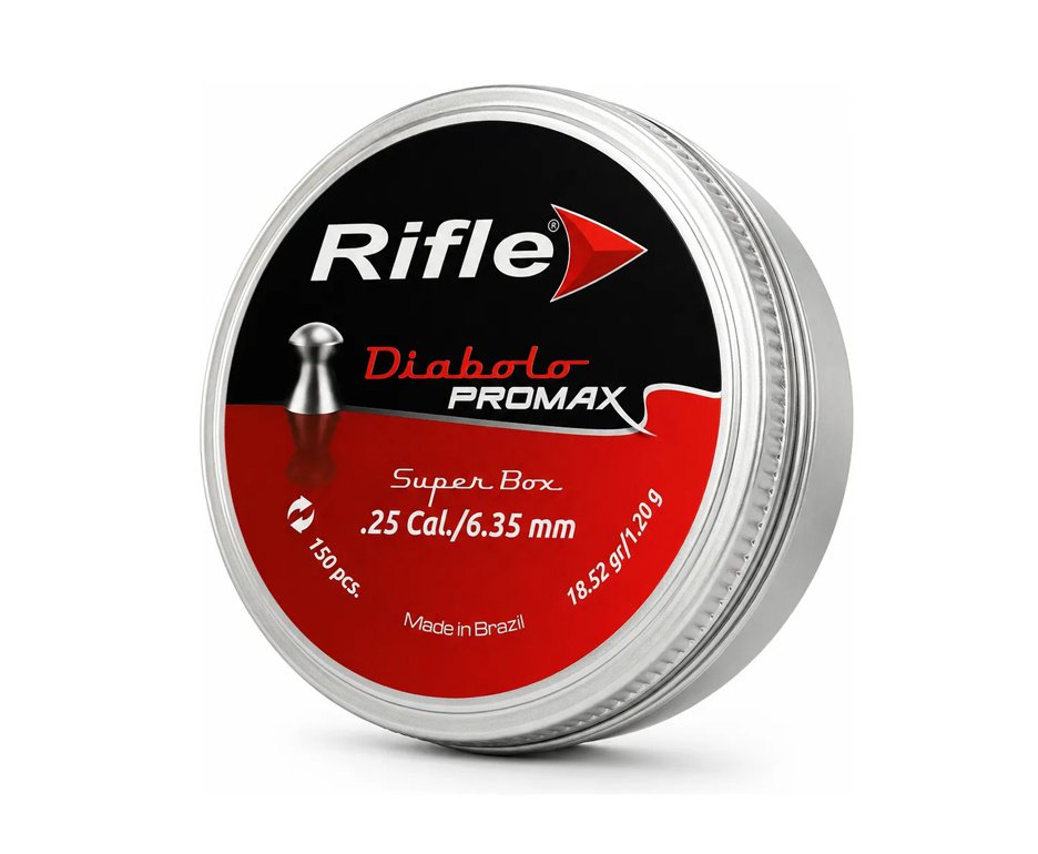 Chumbinho Rifle Promax 6,35mm - 150 un