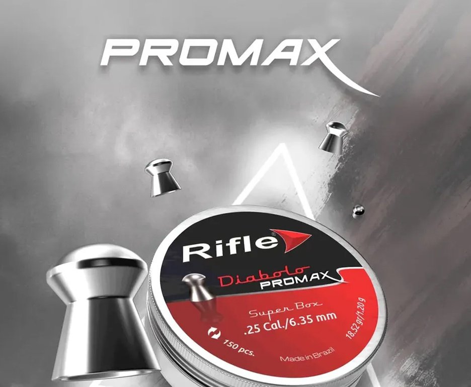 Chumbinho Rifle Promax 6,35mm - 150 un