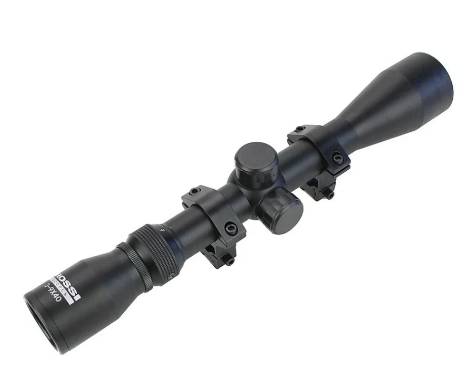 Carabina de Pressão Beeman PCP 1320 Polimero 5,5mm - Rossi + Bomba + Capa + Luneta 3-9x40 + Chumbos + Alvos