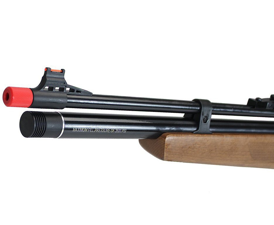 Carabina de Pressão CBC PCP Urban 10 W Madeira 5,5mm + Compressor Portátil Trivolt Compact