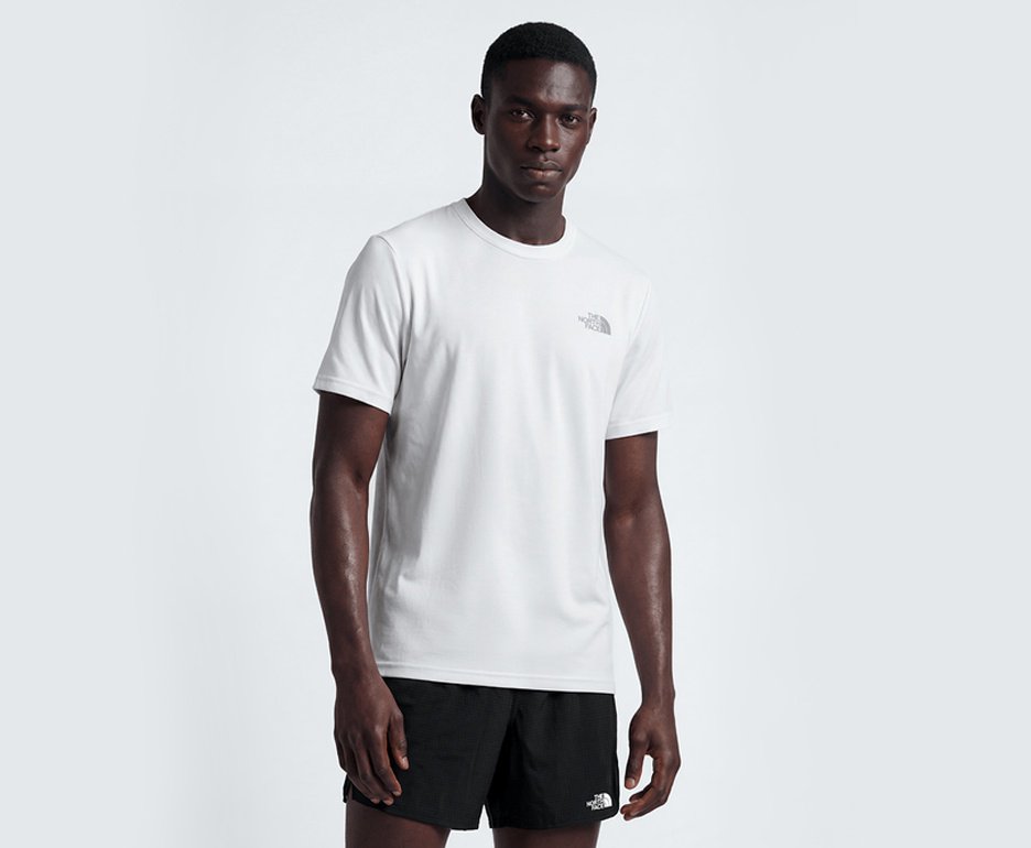 Camiseta Masculina The North Face Hyper Tee Gola Careca - Branca